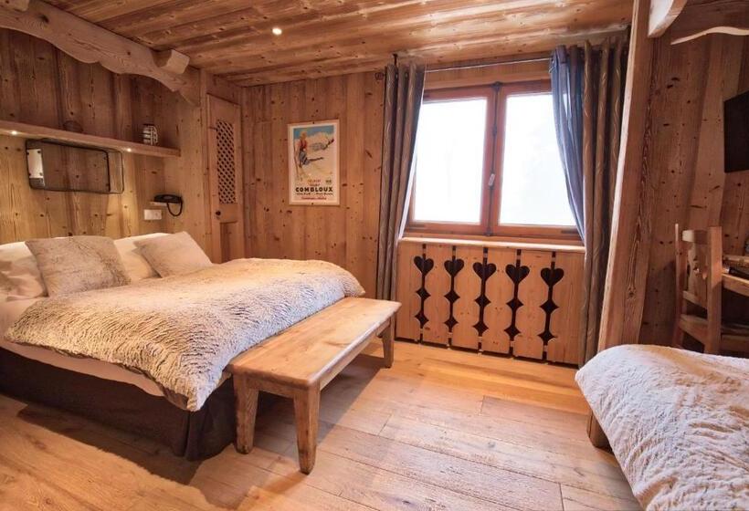 اتاق استاندارد سه نفره, Chalet Hôtel Du Mont Charvin & Spa