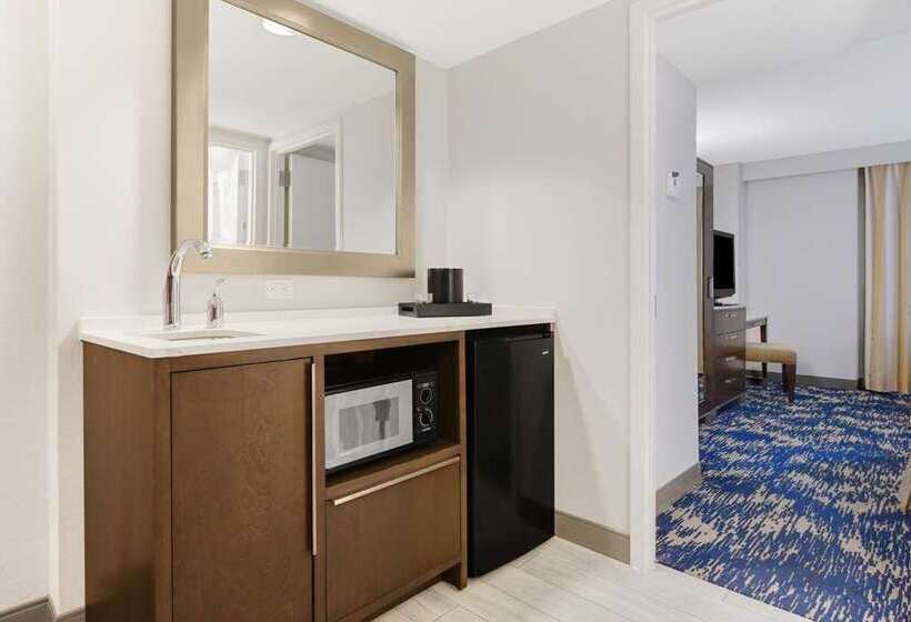 스위트 킹사이즈 침대, Embassy Suites  Boston Logan Airport