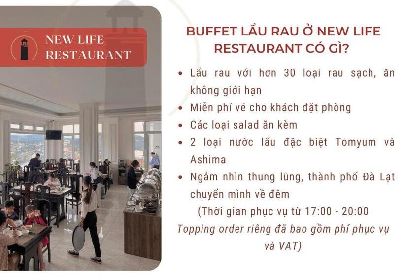 اتاق استاندارد با چشم‌انداز شهر, New Life Hotel   Da Lat