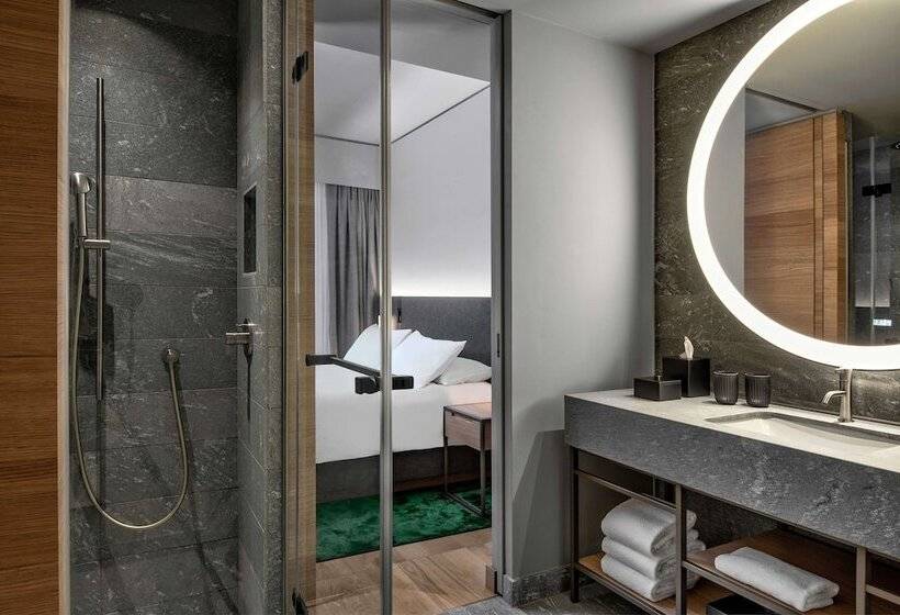 اتاق دلوکس با چشم‌انداز پارک, Hyatt Regency Zurich Airport Circle