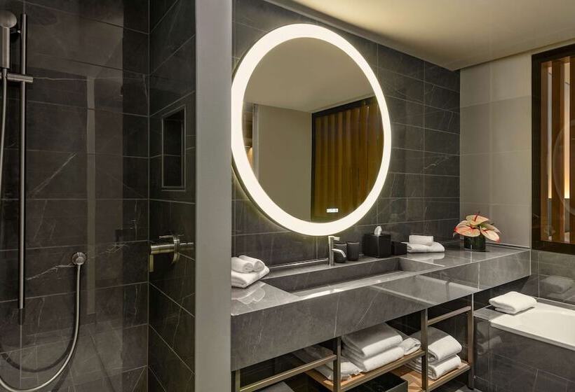 اتاق دلوکس با چشم‌انداز پارک, Hyatt Regency Zurich Airport Circle