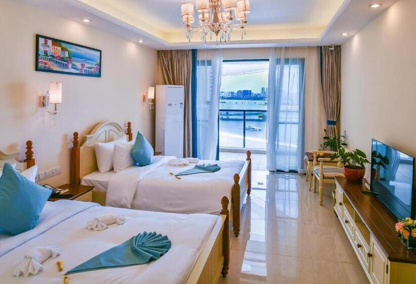 Номер Стандарт Вид на Море, Haikou Bay Hengda Yige Holiday Condo