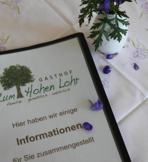 Номер Economy, Gasthof Zum Hohen Lohr