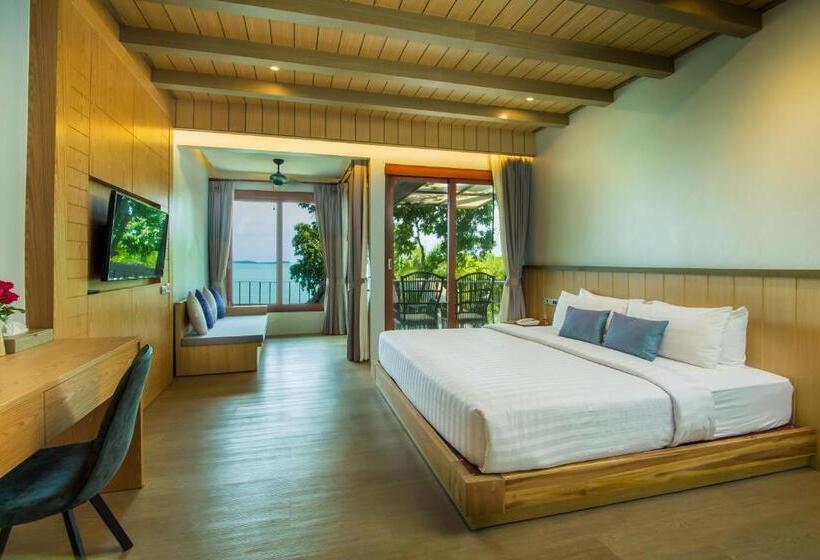 带阳台的豪华间, Coral Cliff Beach Resort Samui   Sha Plus