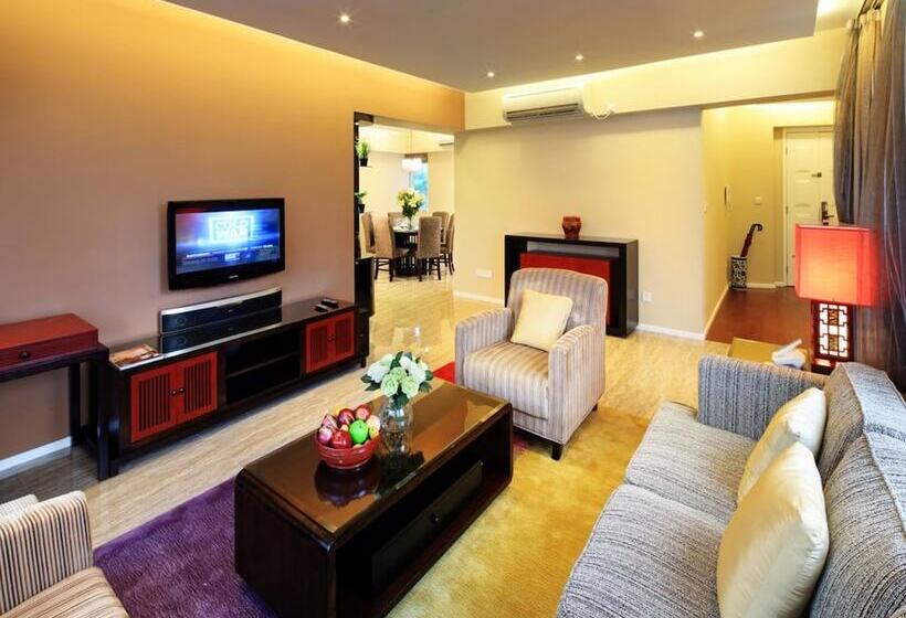 Апартаменты Ejecutiva 3 Спальни, Oakwood Gold Arch Residence Guangzhou