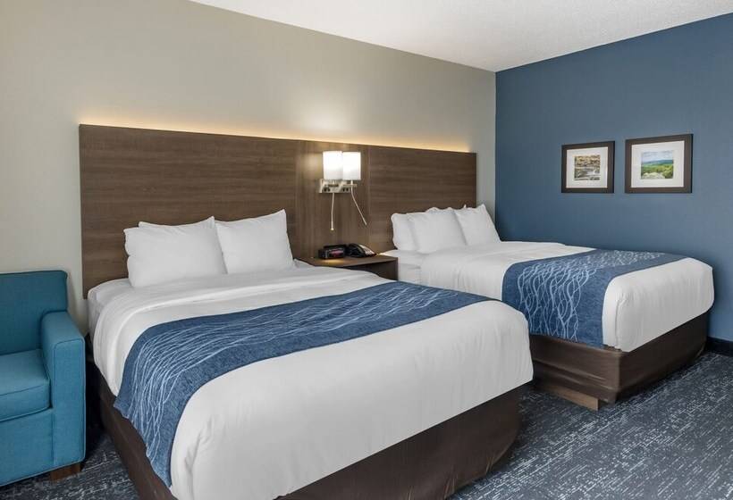 Номер Стандарт 2 Двуспальные Кровати, Comfort Inn & Suites Troutville   Roanoke North   Daleville