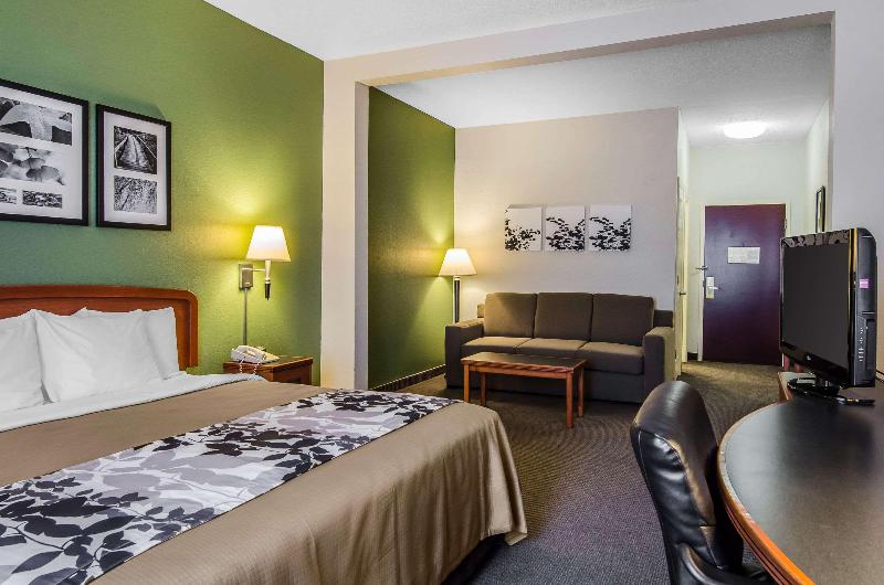 带大床的标准间, Sleep Inn & Suites Danville Hwy 58