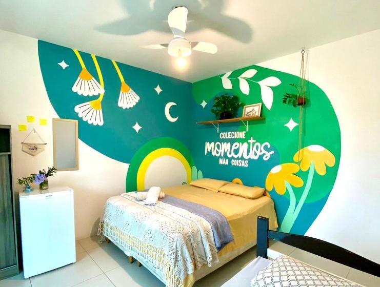 스탠다드 룸 공동 욕실, Ipê Palmas Hostel