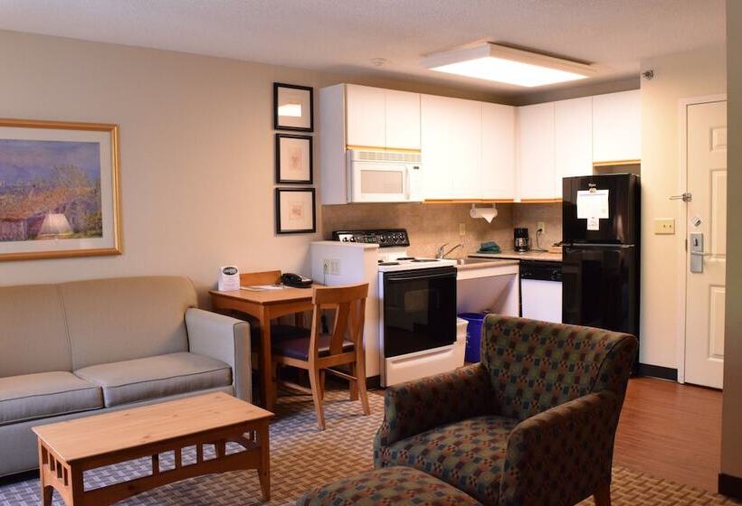 带大床的标准工作室, Cresthill Suites Syracuse
