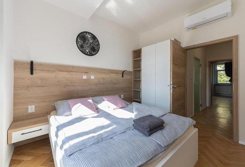 带1个卧室的高级公寓, Apartsee Wellness Plzeň