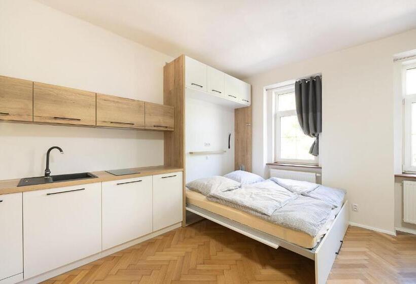 带1个卧室的高级公寓, Apartsee Wellness Plzeň