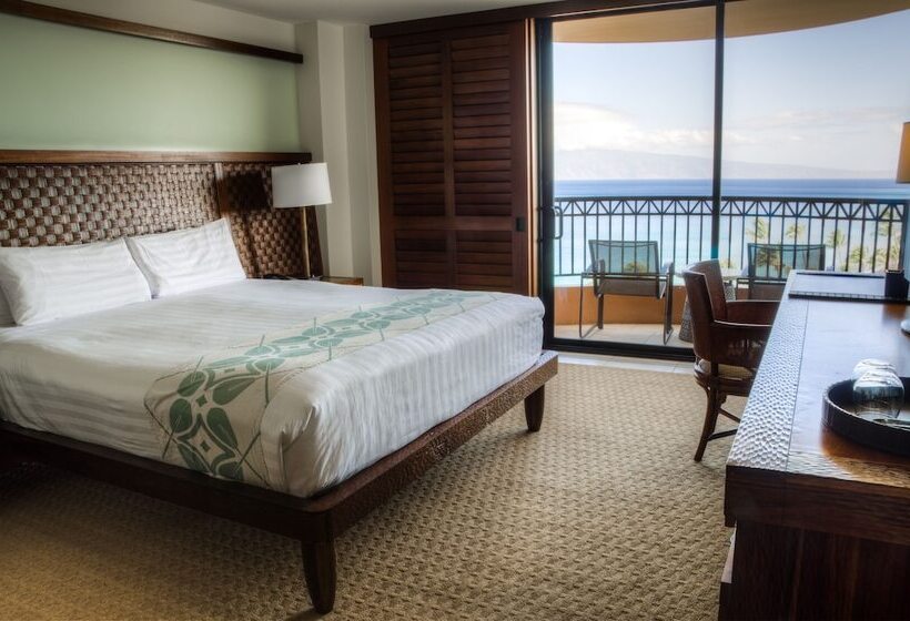 스탠다드 룸 더블 침대 바다 전망, Royal Lahaina Resort & Bungalows