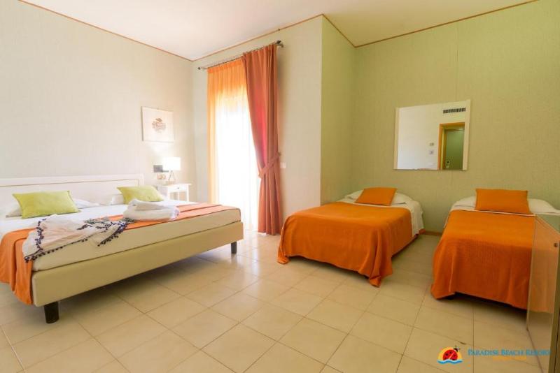 Четырехместный Номер Стандарт с Балконом, Paradise Beach Resort