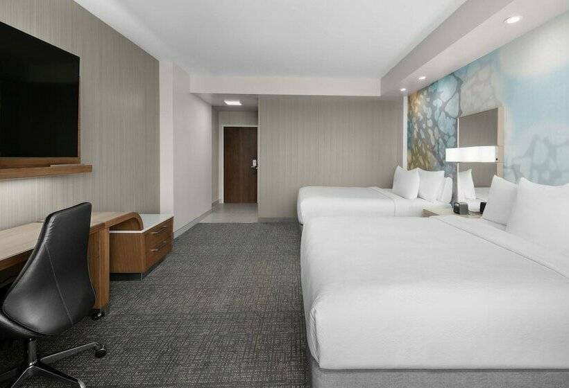 스탠다드 룸 더블 침대 2개, Courtyard By Marriott Clearwater Beach