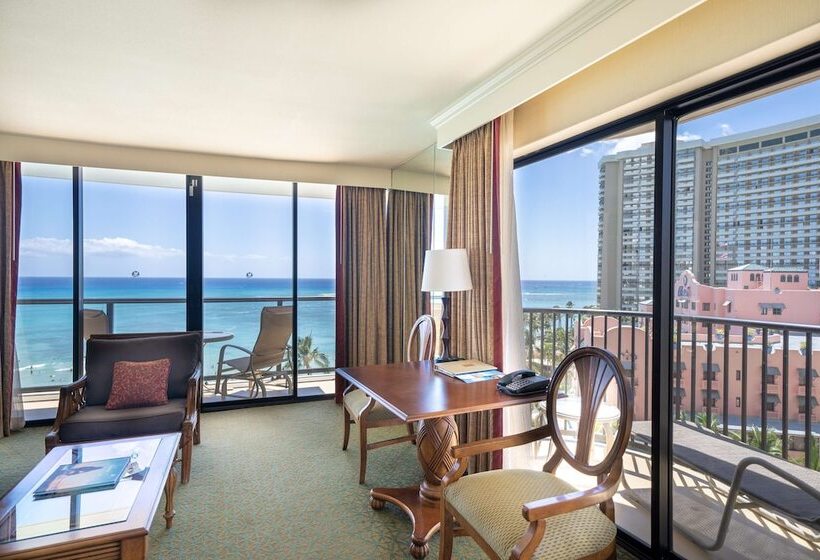 俱乐部套房海洋风景, Outrigger Waikiki Beach Resort