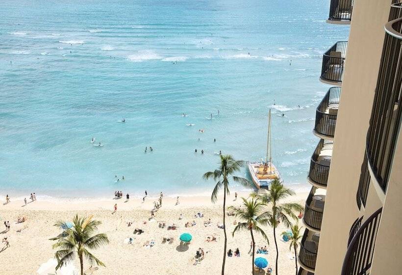 带海景的俱乐部房间, Outrigger Waikiki Beach Resort