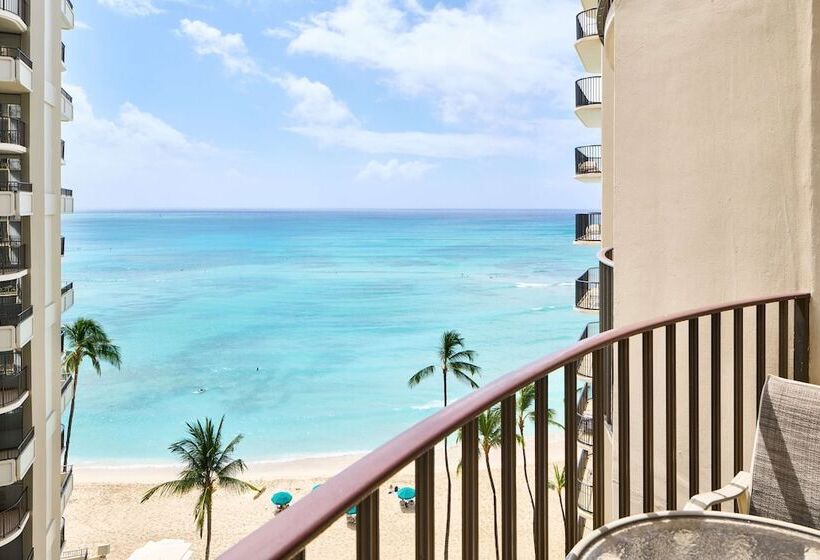 带海景的俱乐部房间, Outrigger Waikiki Beach Resort