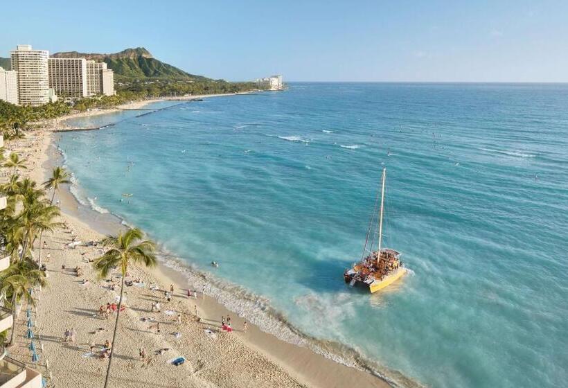 俱乐部套房海洋风景, Outrigger Waikiki Beach Resort