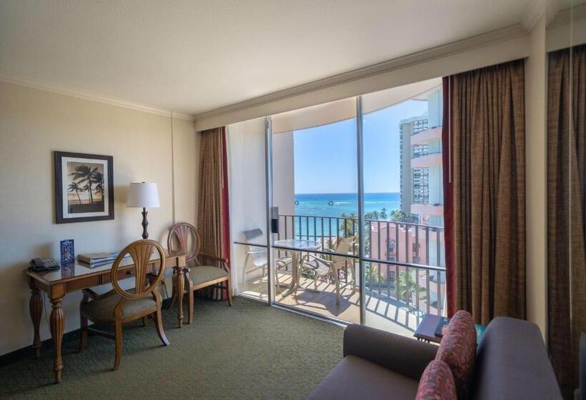 带大床的标准间, Outrigger Waikiki Beach Resort