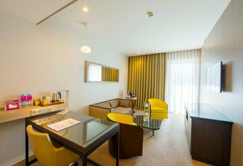 강 전망 스위트, Crowne Plaza Lyon   Cité Internationale