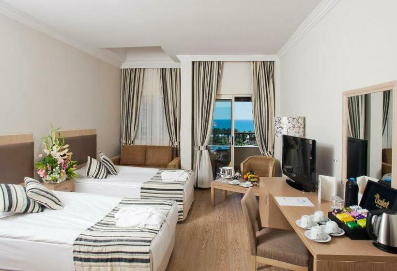 اتاق اساندارد با چشمانداز جانبی به دریا, Crystal Tat Beach Golf Resort & Spa - Ultimate All Inclusive