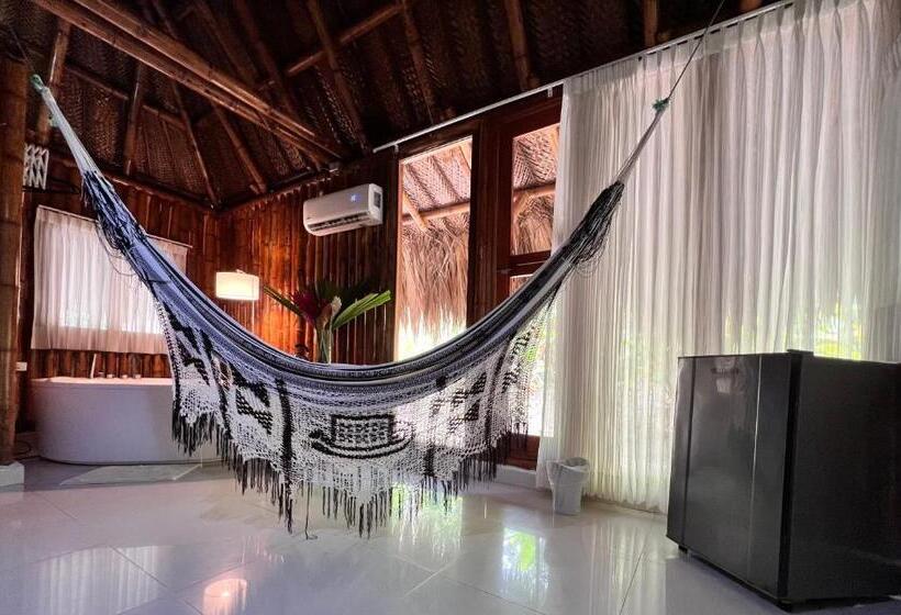 디럭스 방갈로, Ecohabs Bamboo Parque Tayrona   Dentro Del Pnn Tayrona