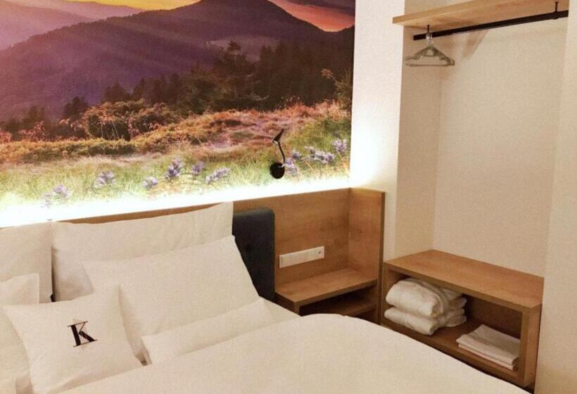 带阳台的豪华间, Wellness Penzion Lázně Kvilda