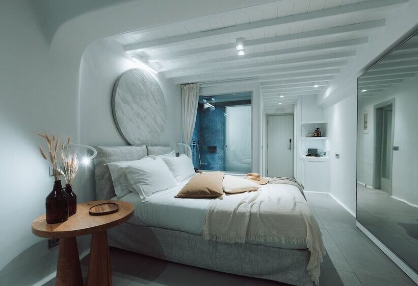 Pokój Deluxe z Hydromasażem, Mykonos Ammos Hotel   Small Luxury Hotels Of The World