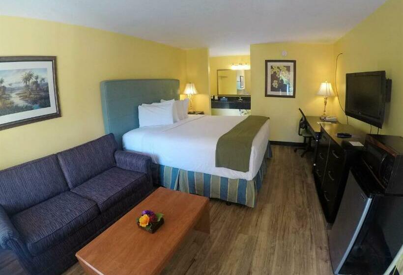 キングサイズベッドのデラックスルーム, Shining Light Inn & Suites