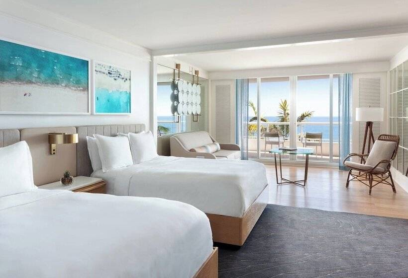 ２ダブルベッドのスタンダードルーム, The Ritzcarlton, Fort Lauderdale