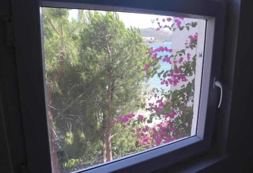 اتاق خانوادگی با چشم‌انداز جانبی دریا, Urga Butik Otel & Restaurant