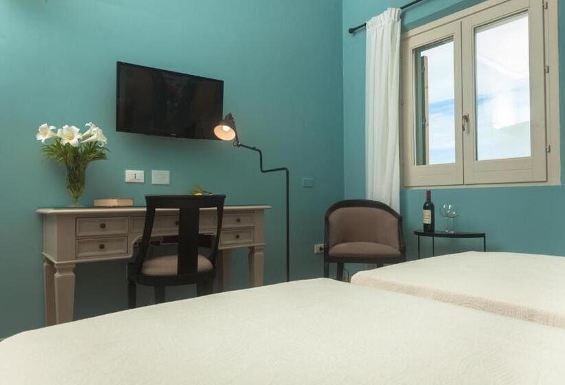 디럭스 룸 바다 전망, Agriturismo Baglio Donnafranca Wine Resort