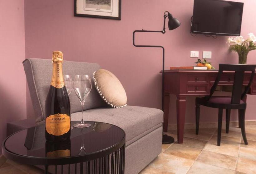 디럭스 룸 바다 전망, Agriturismo Baglio Donnafranca Wine Resort