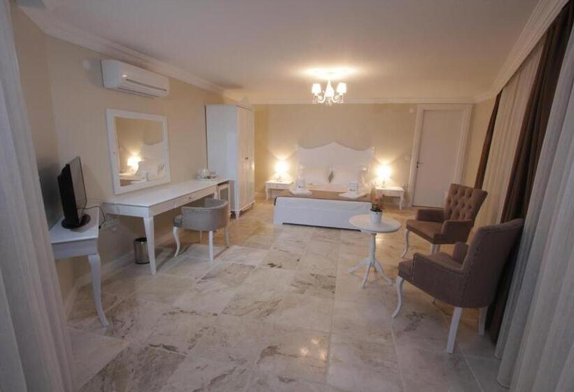 اتاق استاندارد با چشم‌انداز استخر, Alaçatı çınar Boutique