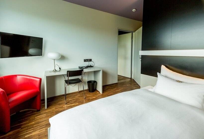 غرفة قياسية فردية, Dasbreitehotel Am Rhein