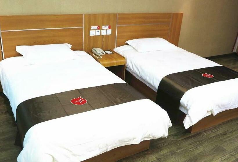 패밀리 룸, Thank Inn Chain Hotel Shandong Zibo Linzi Zijiang Garden