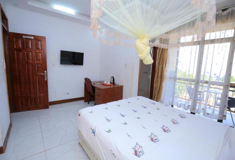带阳台的豪华间, Frontiers Hotel & Conference Entebbe