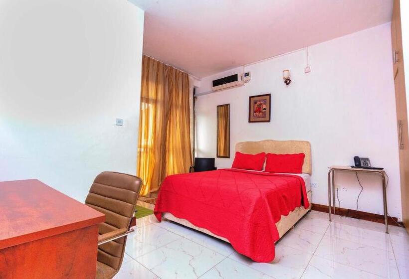 标准间带湖景, Frontiers Hotel & Conference Entebbe