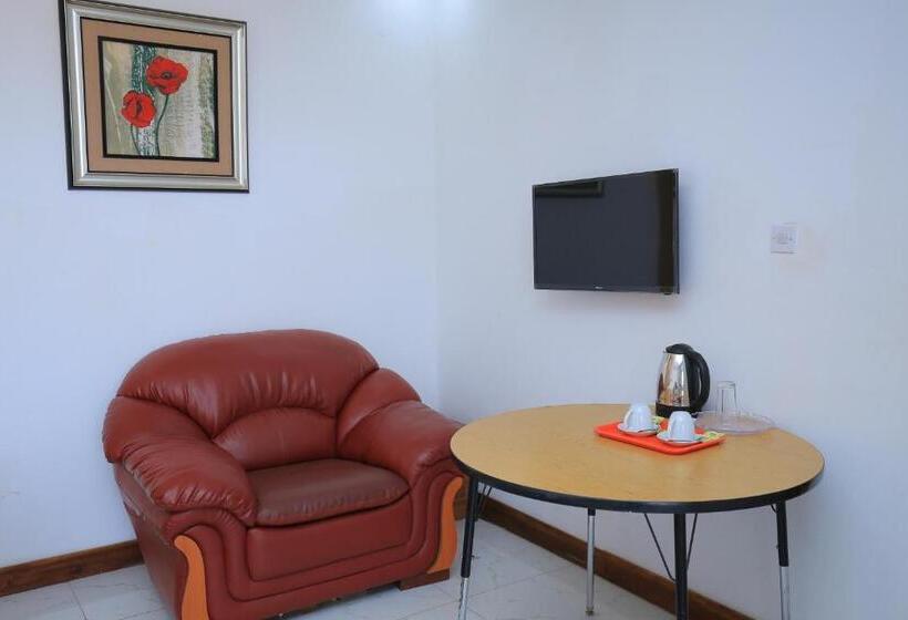 标准间带湖景, Frontiers Hotel & Conference Entebbe