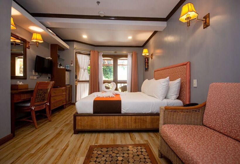 풀장 전망 디럭스 룸, Red Coconut Beach Hotel Boracay