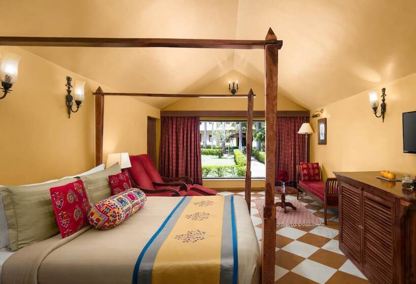 带花园景观和一个卧室的别墅, Jüsta Rajputana Resort & Convention Centre, Udaipur