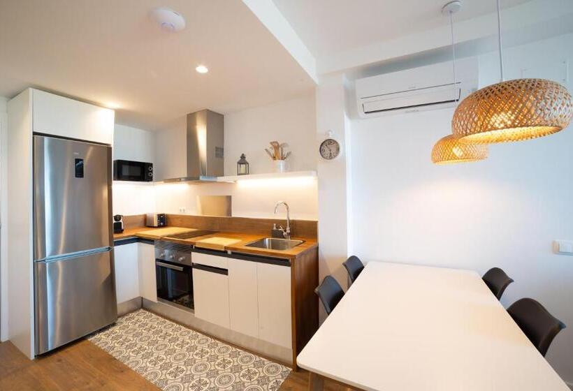 带1个卧室的带海景的公寓, Apartaments Voralmar