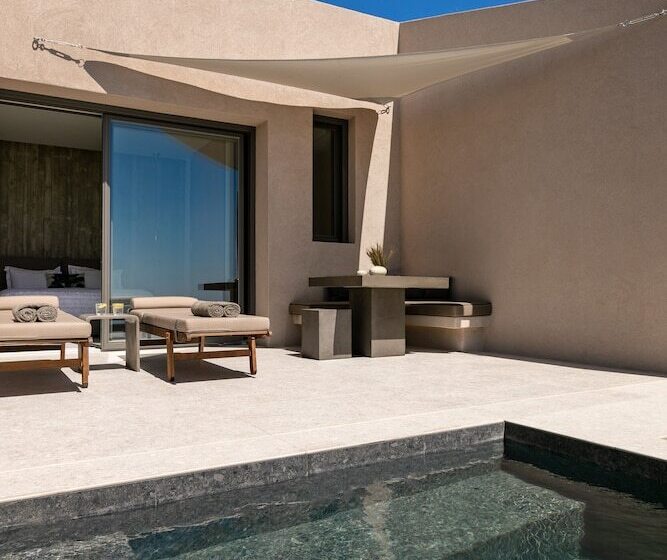 ویلای 1 خوابه با چشمانداز دریا, Santorini Sky, Luxury Resort