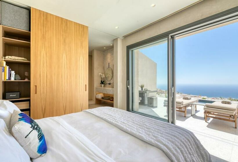 ویلای 1 خوابه با چشمانداز دریا, Santorini Sky, Luxury Resort