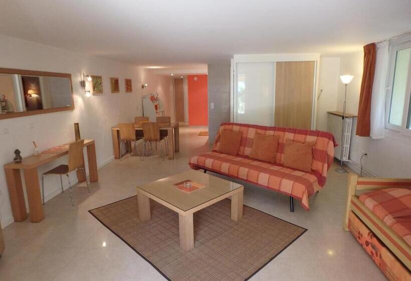 침실 1개 풀장 전망 아파트, Residence Veles Plage