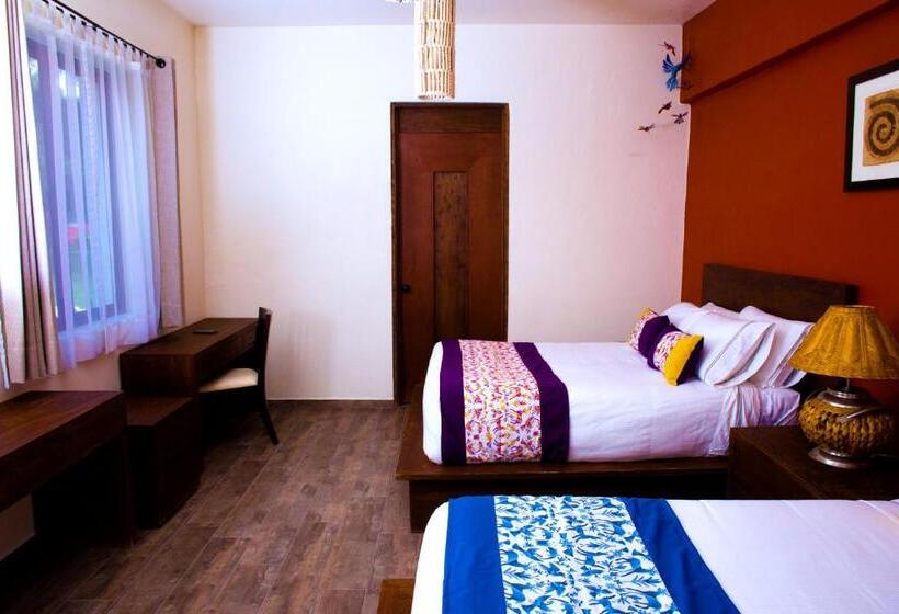 Четырехместный Номер Стандарт Вид на Сад, Boutique Rancho San Juan Teotihuacan