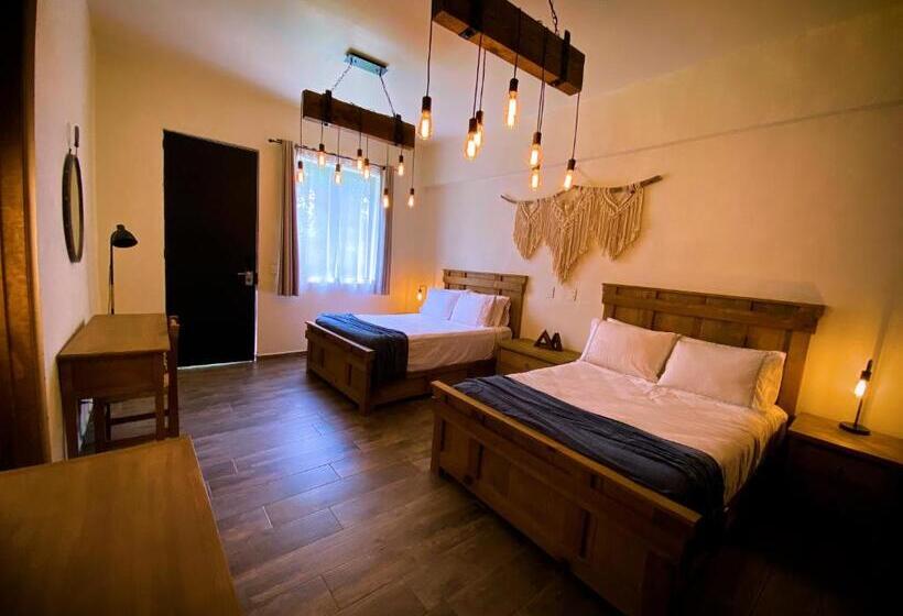 Четырехместный Номер Стандарт Вид на Сад, Boutique Rancho San Juan Teotihuacan