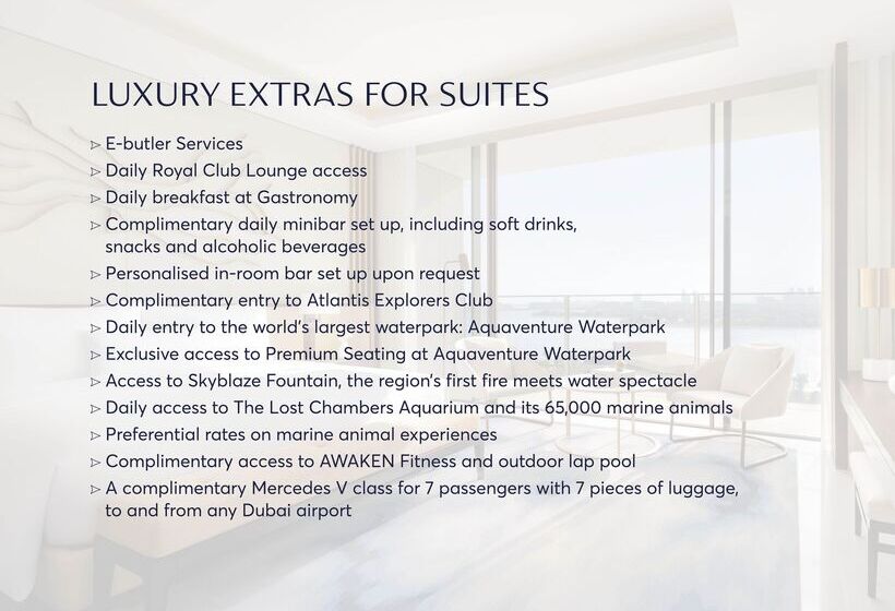 2 Bedroom Suite with Terrace, Atlantis The Royal