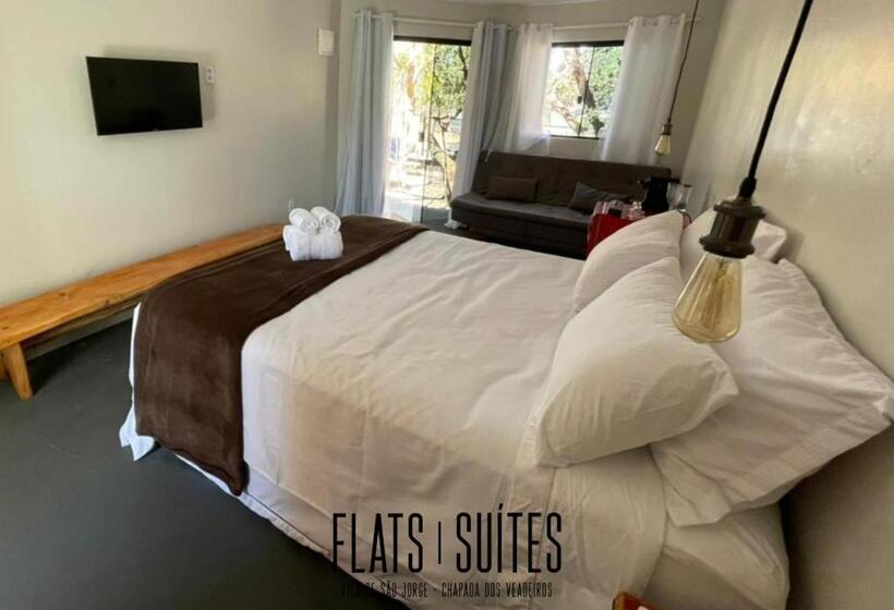 패밀리 룸, Lançamento Flats Suite Na Vila De São Jorge   Chapada Dos Veadeiros