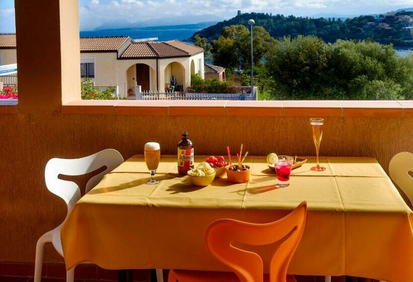 Апартаменты 1 Спальня Вид на Море, Residence Appartamenti Caffarena